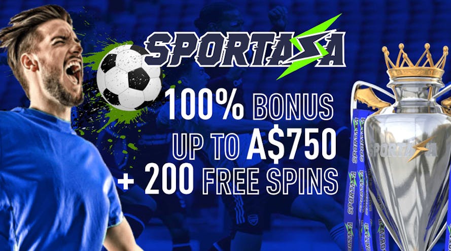 Sportaza Casino: Register and get 100% welcome bonus up to A$ 750!